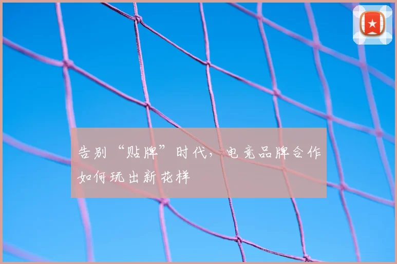 告别“贴牌”时代,电竞品牌合作如何玩出新花样