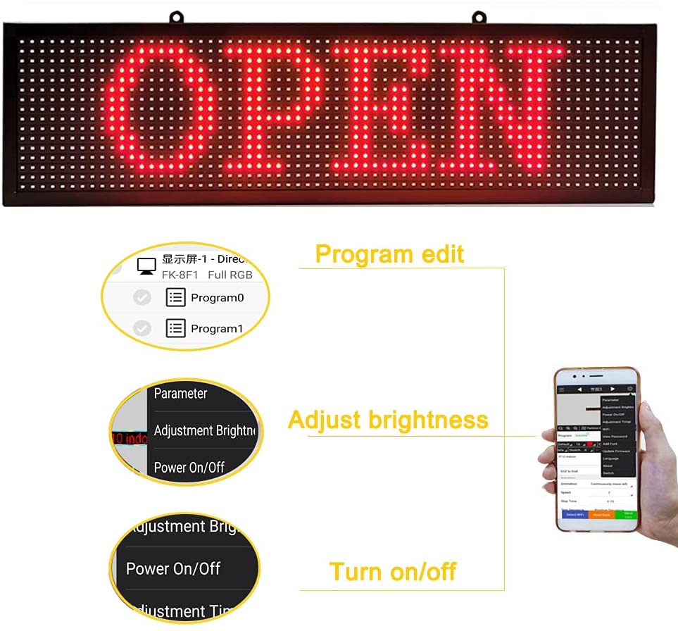 P10 outdoor led module LED text display