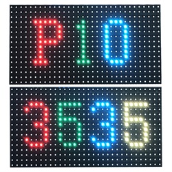 The P10 RGB module introduces the new SMD3535 lamp